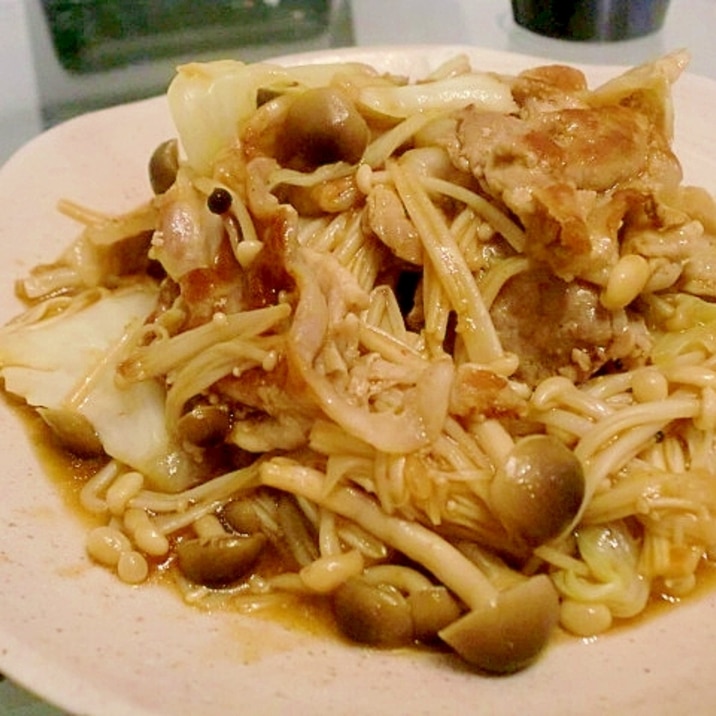 きのこたっぷり しめじとえのきの豚肉炒め レシピ 作り方 By Hottyoi 楽天レシピ